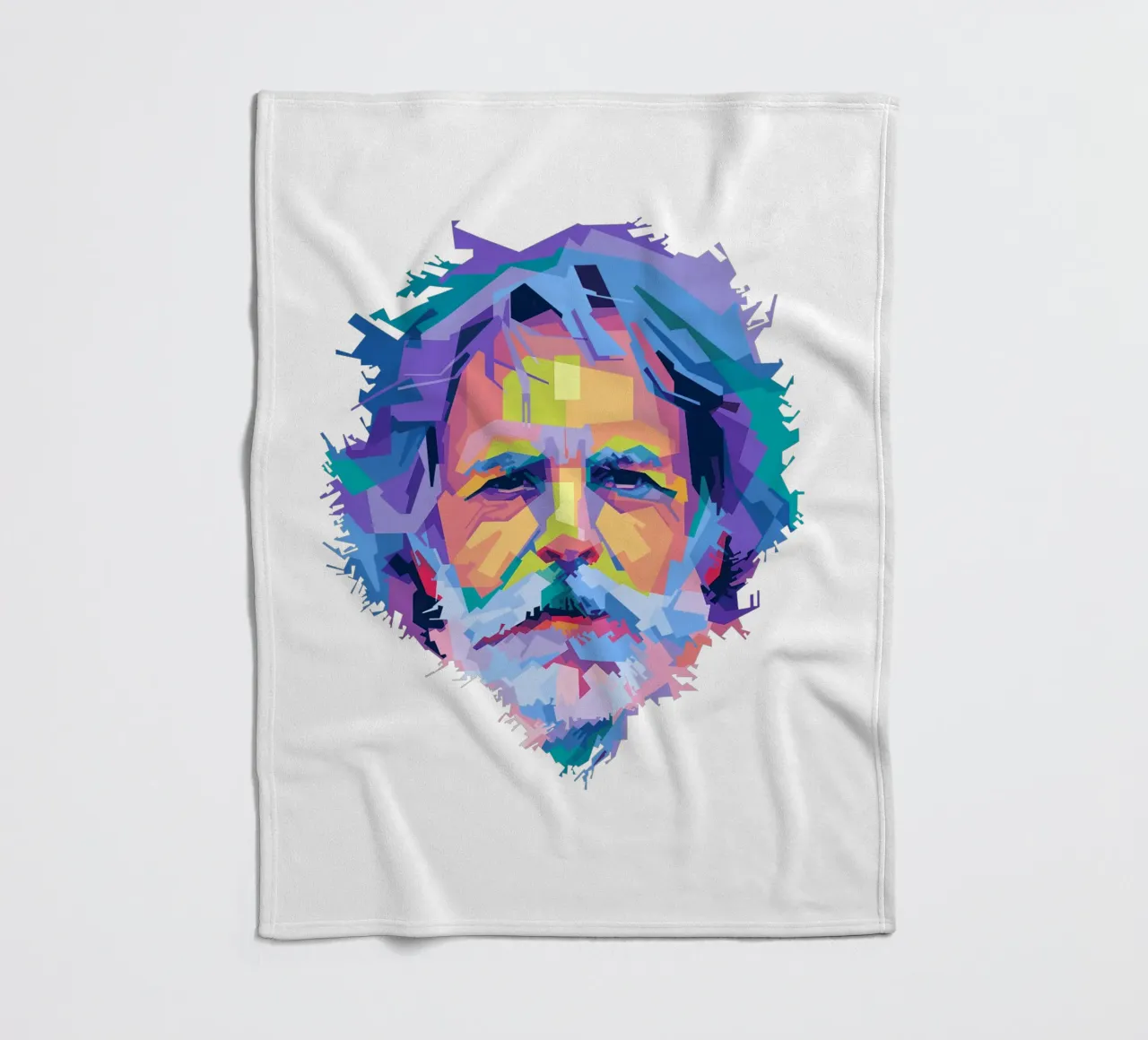 Bob Weir Pop Art coperta in pile da Alkahfsmart