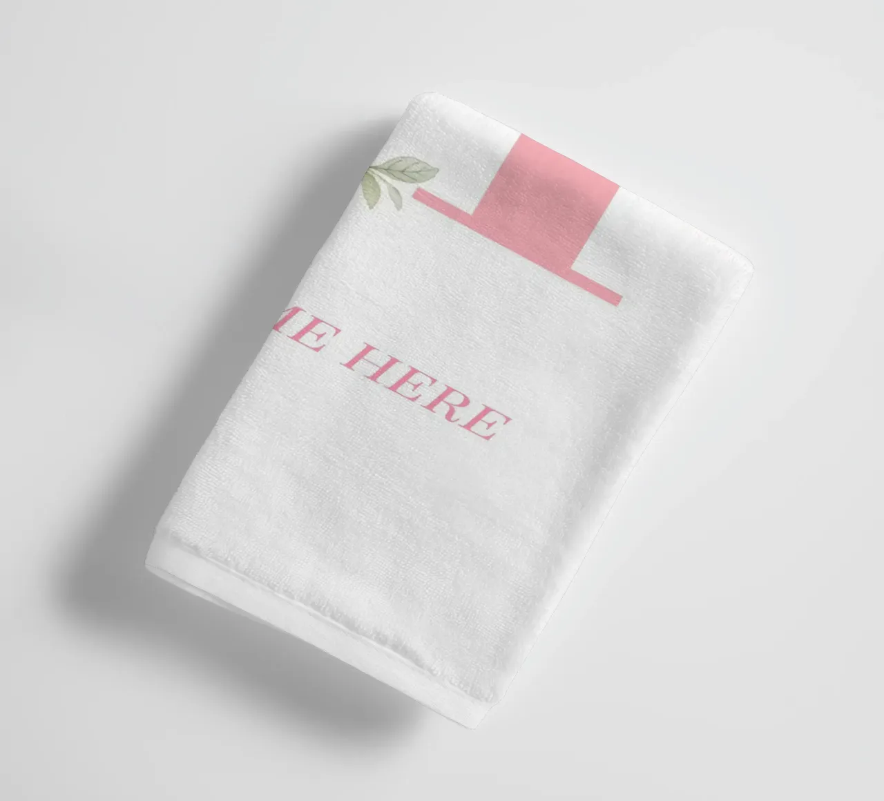 Letter H, Personalized Name Print, Personalized initial towel by The Custom Letter