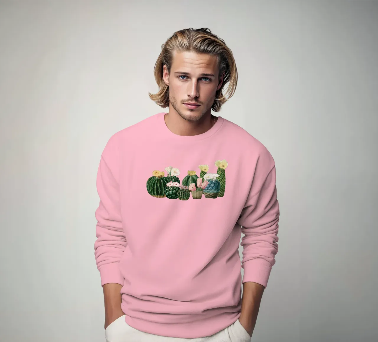 Cactustuin sweatshirt van Cassia Beck Collage