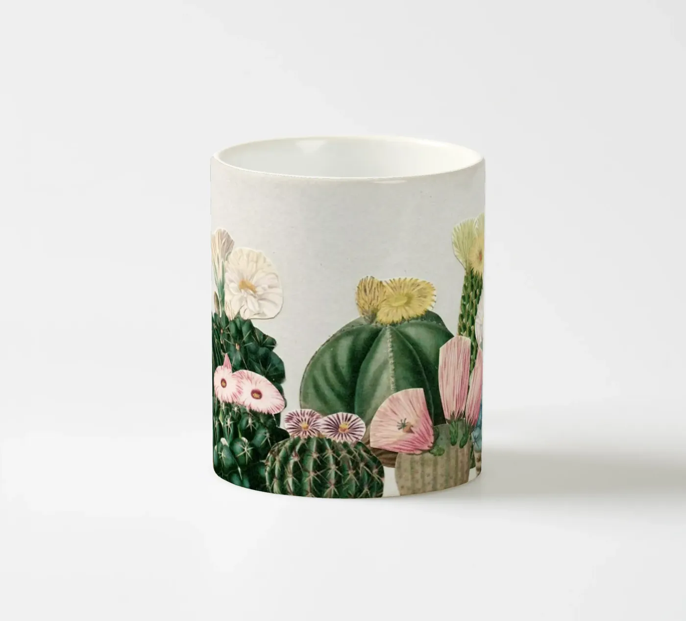 Cactus Garden keramische mok van Cassia Beck Collage