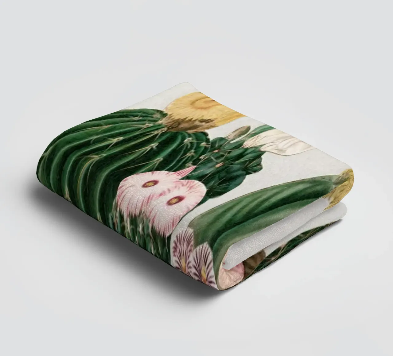 Cactustuin badhanddoek van Cassia Beck Collage