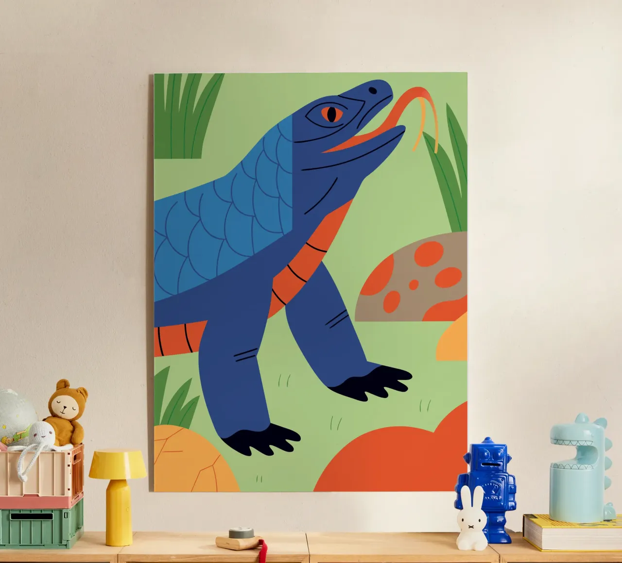 Komodo Dragon Stroll plexiglass da PROTECT ANIMALS