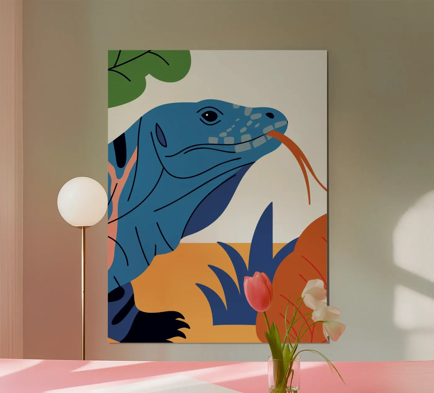 Komodo Dragon Stroll poster da PROTECT ANIMALS