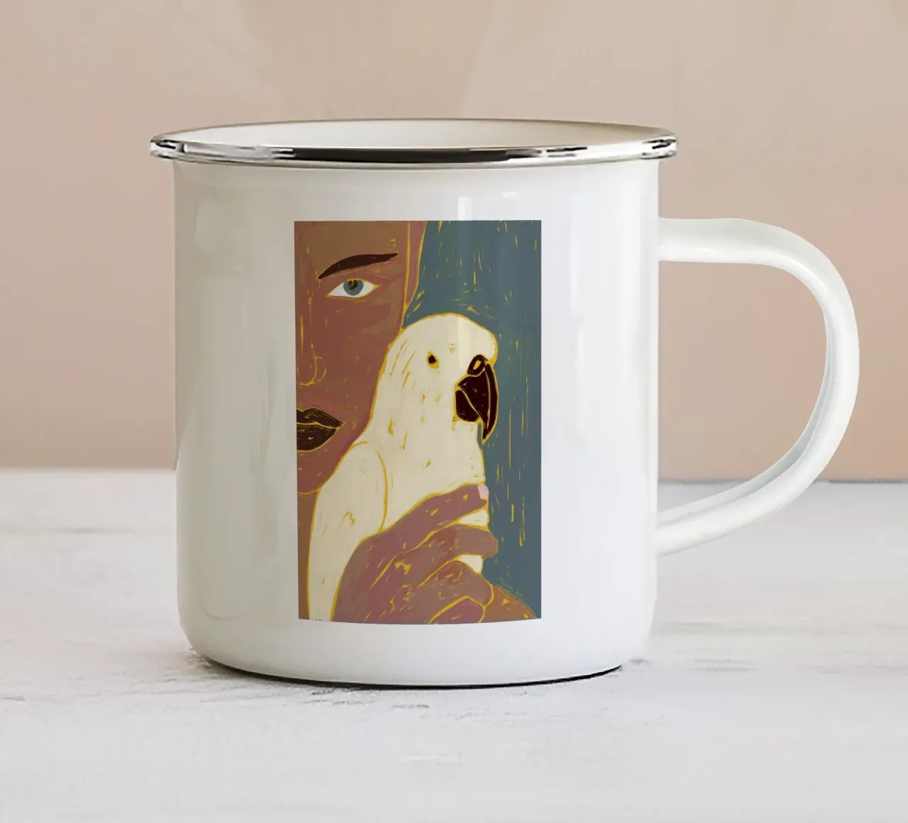 Custode dei segreti tazza in smalto da 83oranges