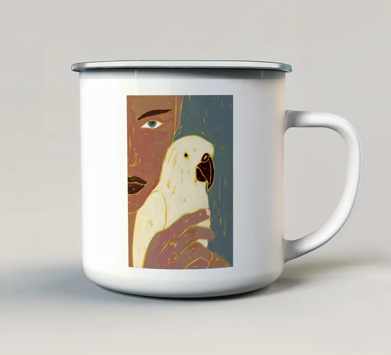 Custode dei segreti tazza in smalto da 83oranges