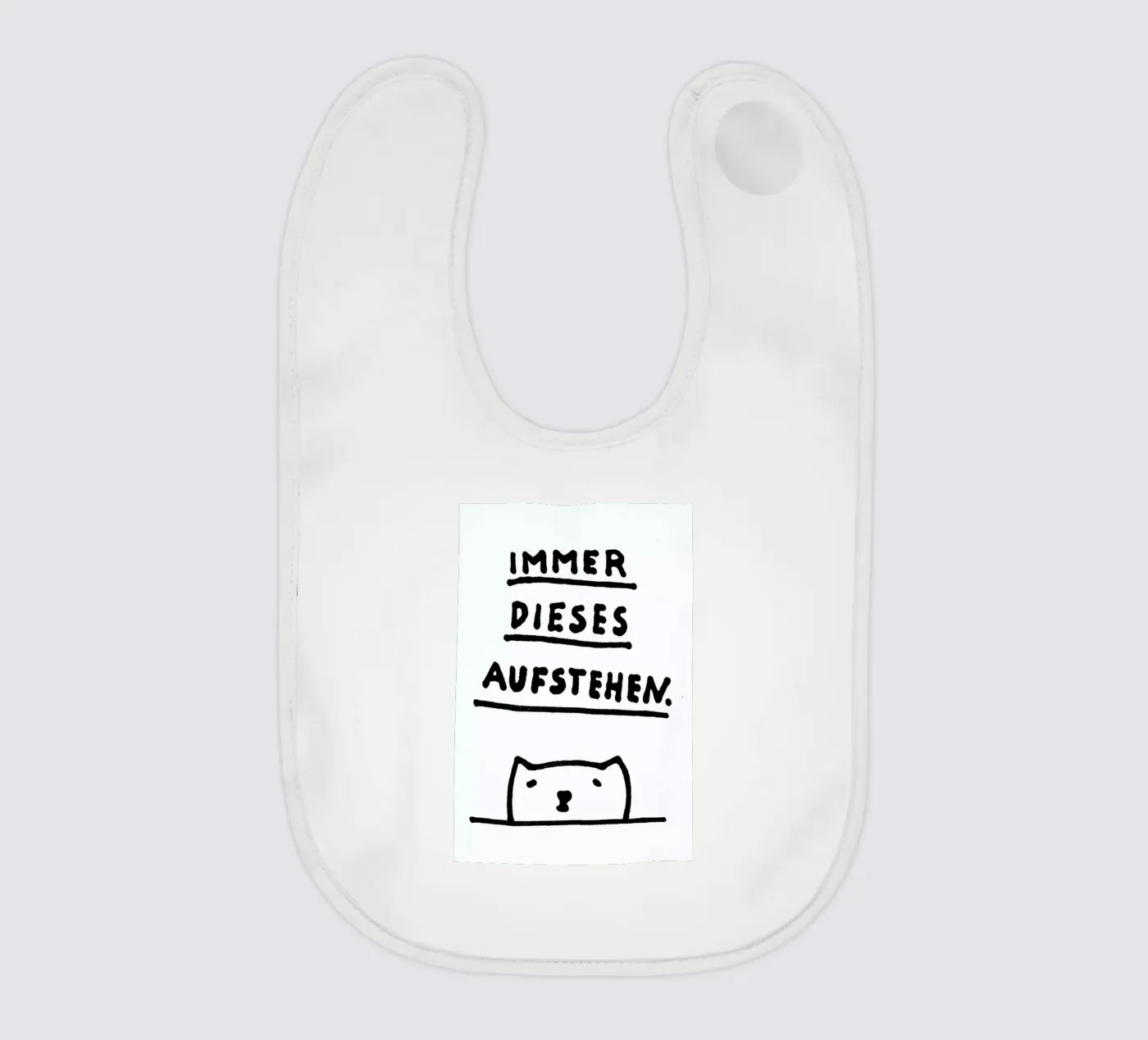 Aufstehen baby slabbetje van Herzette