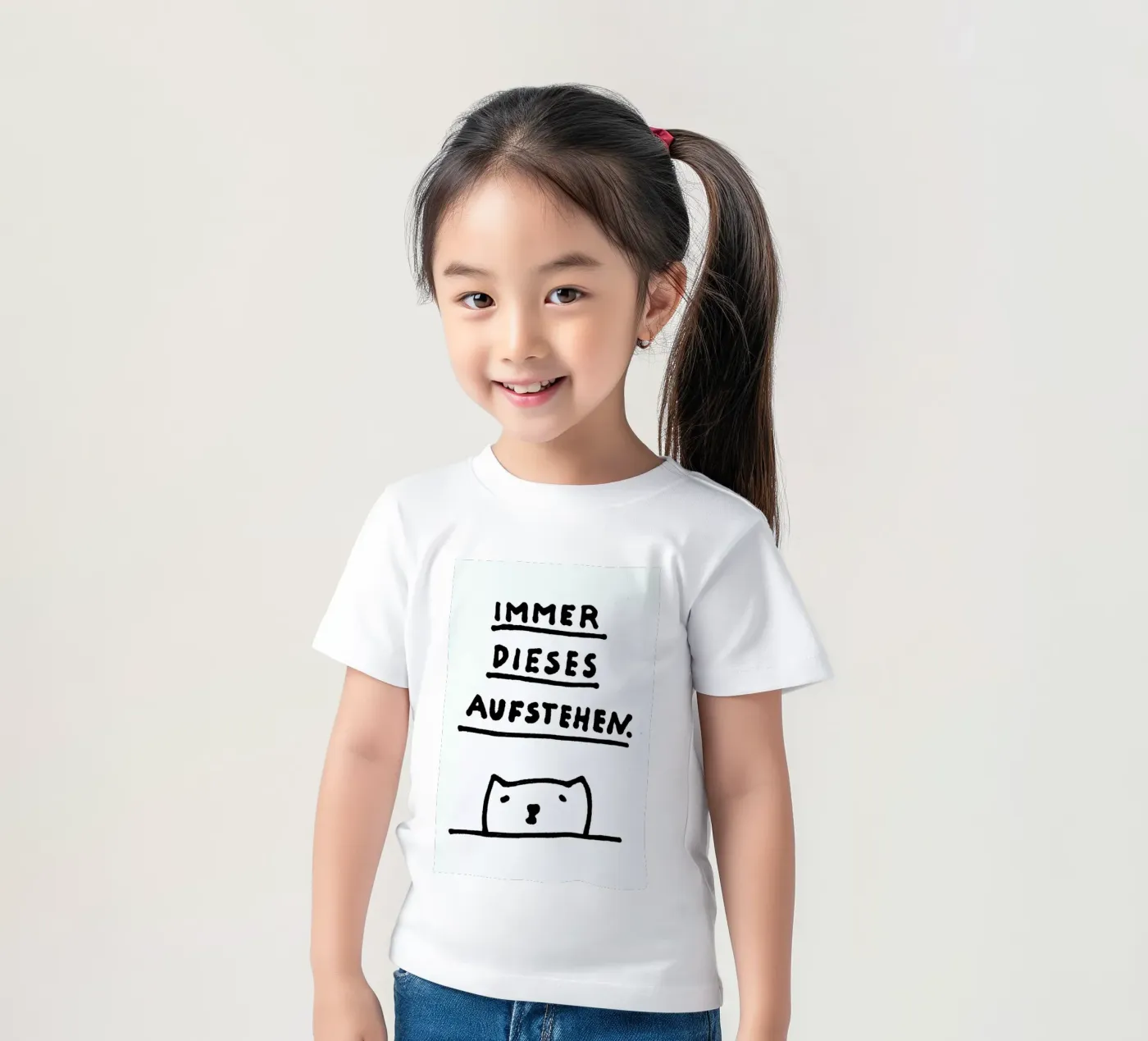 Aufstehen t-shirt bambini da Herzette