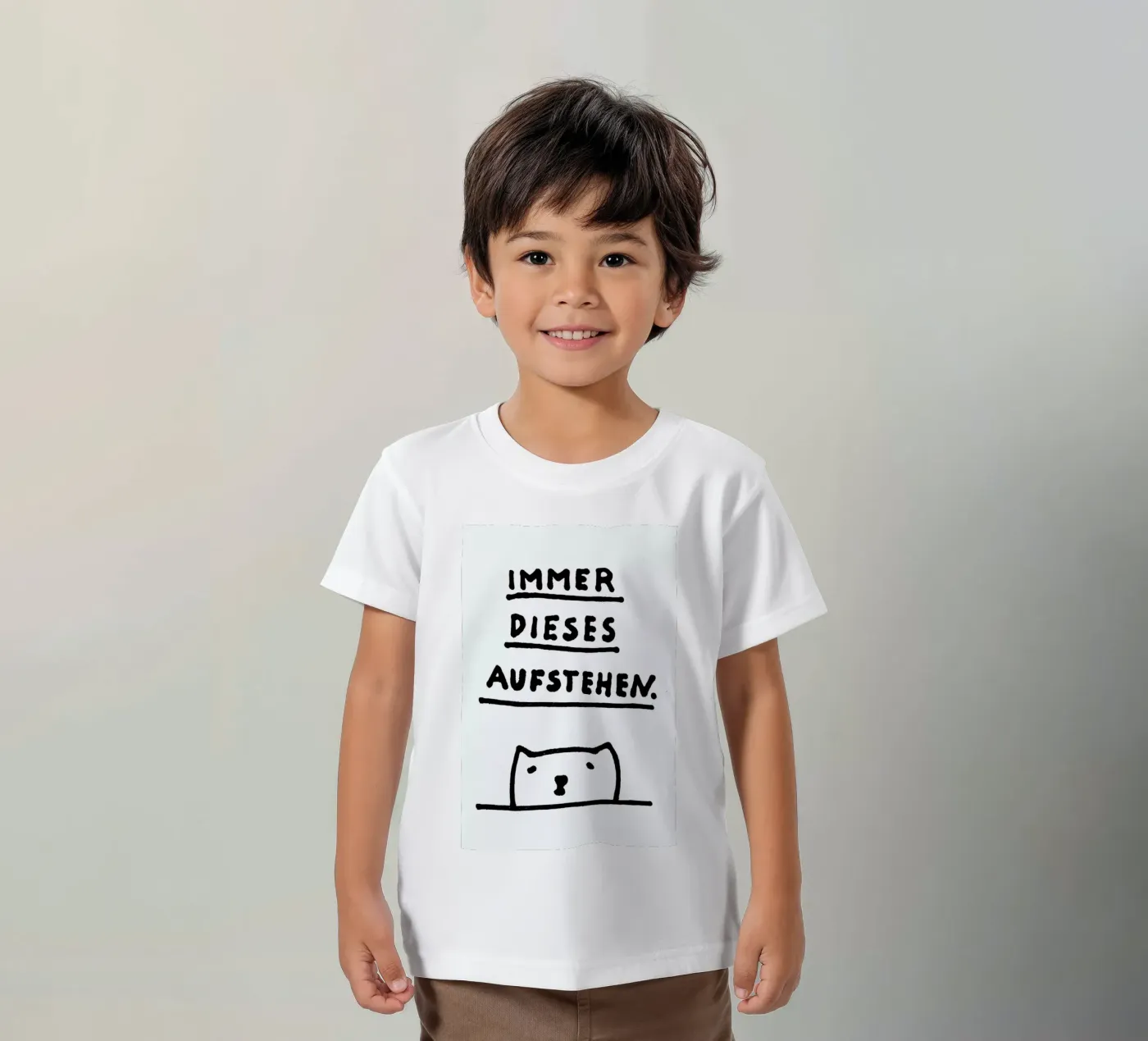 Aufstehen t-shirt bambini da Herzette