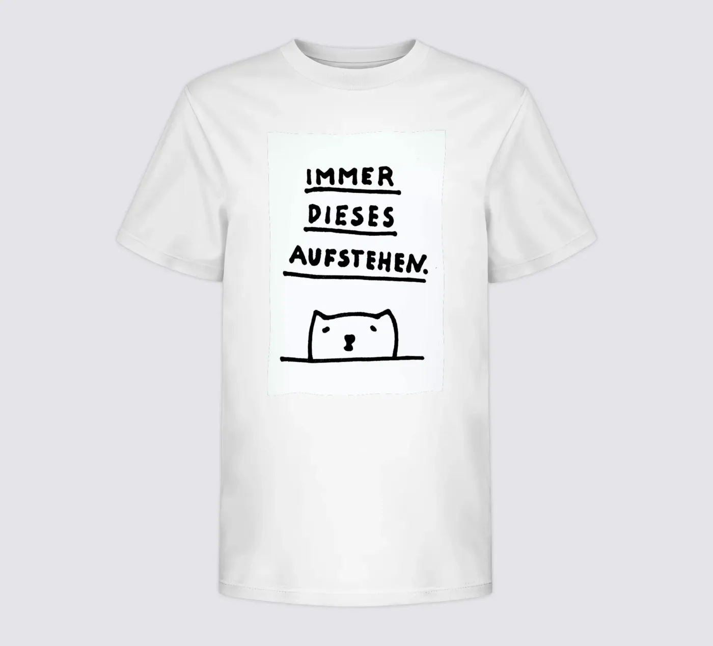 Aufstehen t-shirt bambini da Herzette