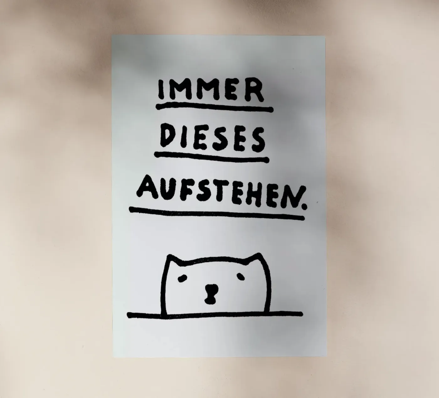 Aufstehen pellicola backlit da Herzette