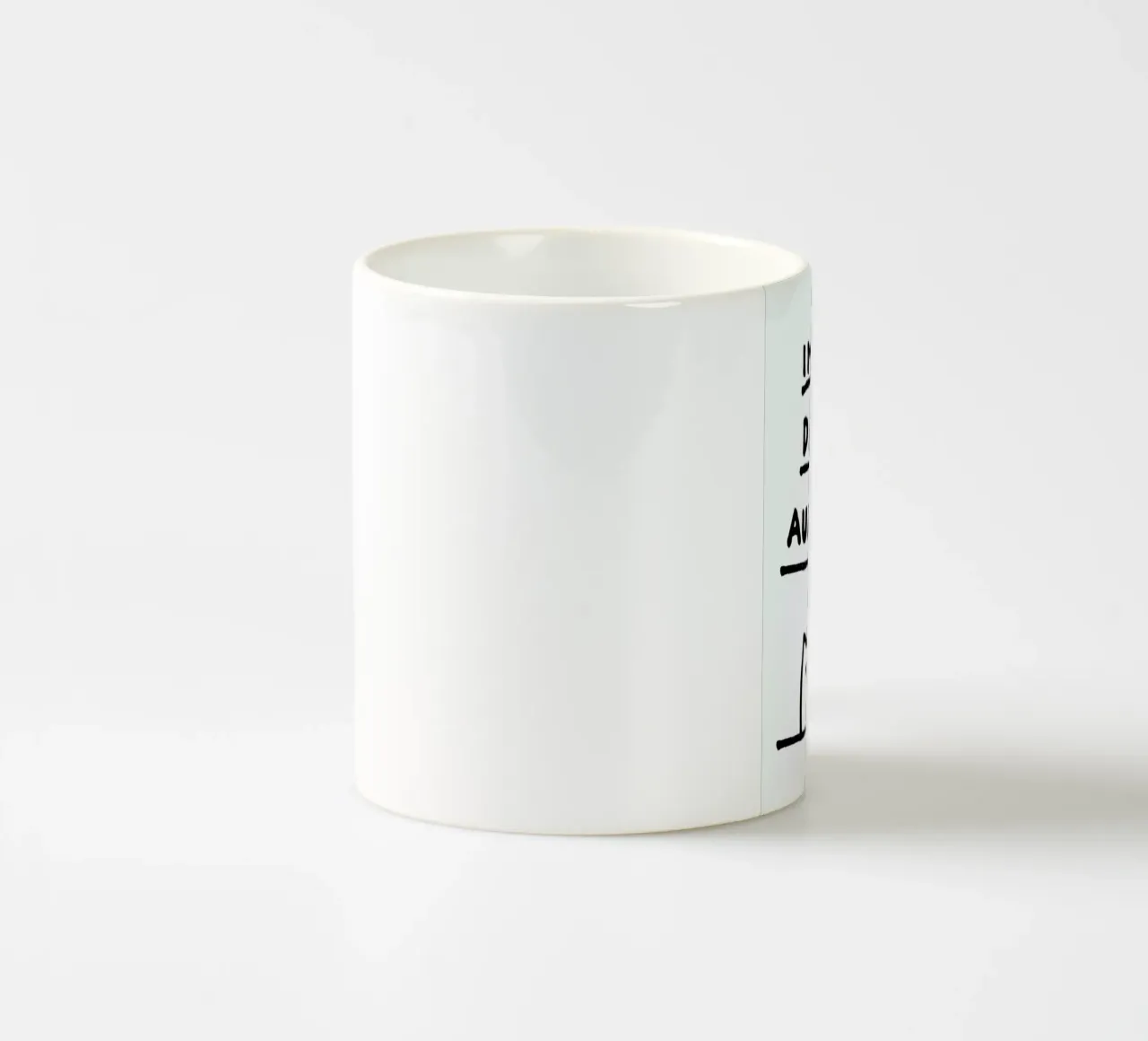 Aufstehen tazza in ceramica da Herzette