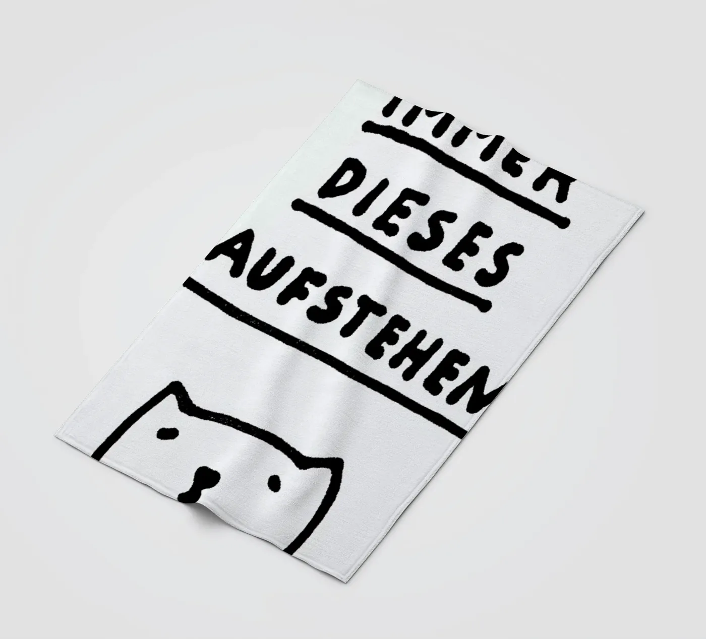 Aufstehen Fleecedecke von Herzette