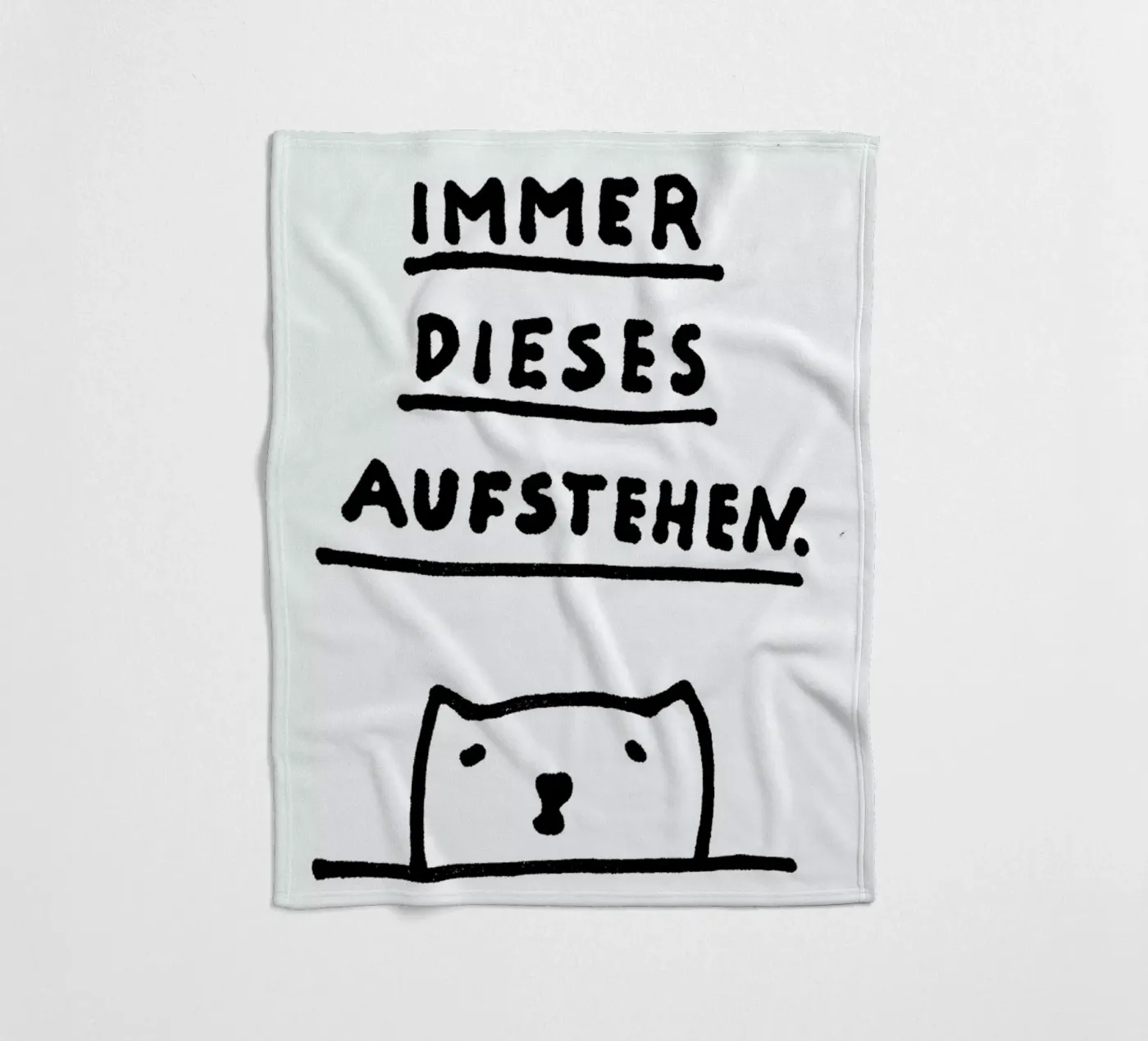 Aufstehen fleecedeken van Herzette