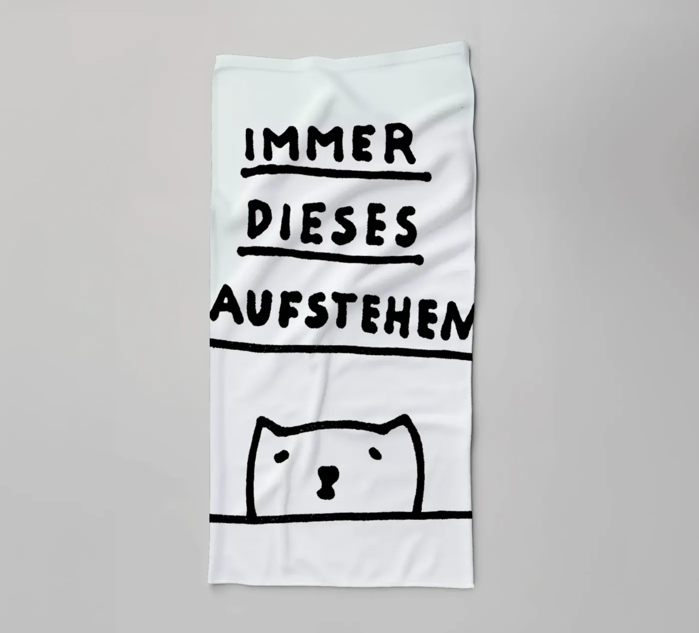 Aufstehen badhanddoek van Herzette