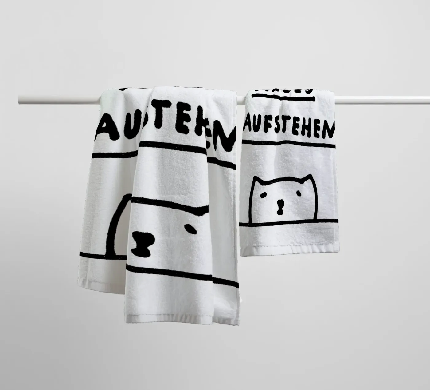 Aufstehen badhanddoek van Herzette