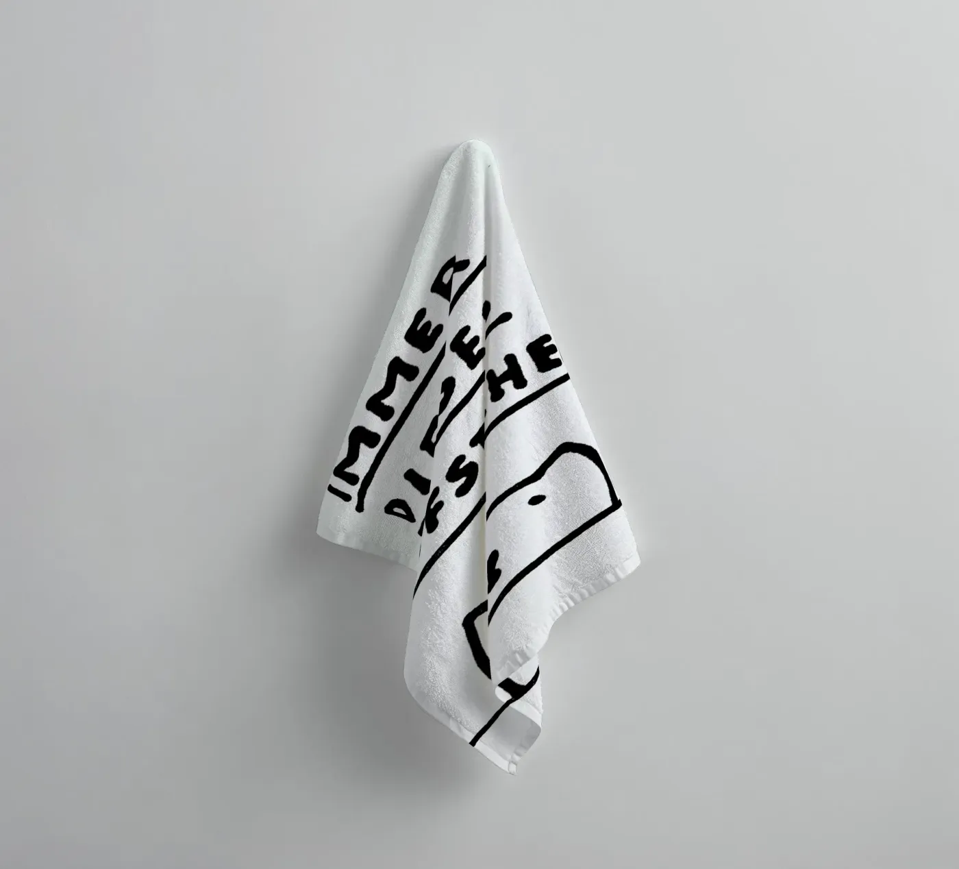 Aufstehen badhanddoek van Herzette
