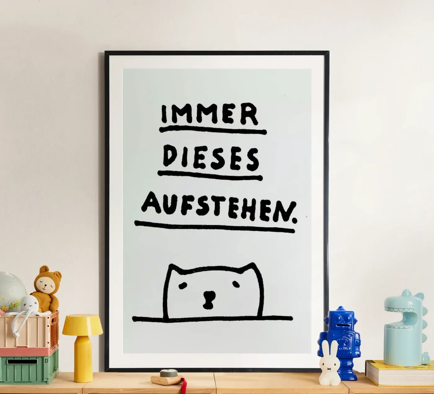 Aufstehen poster van Herzette