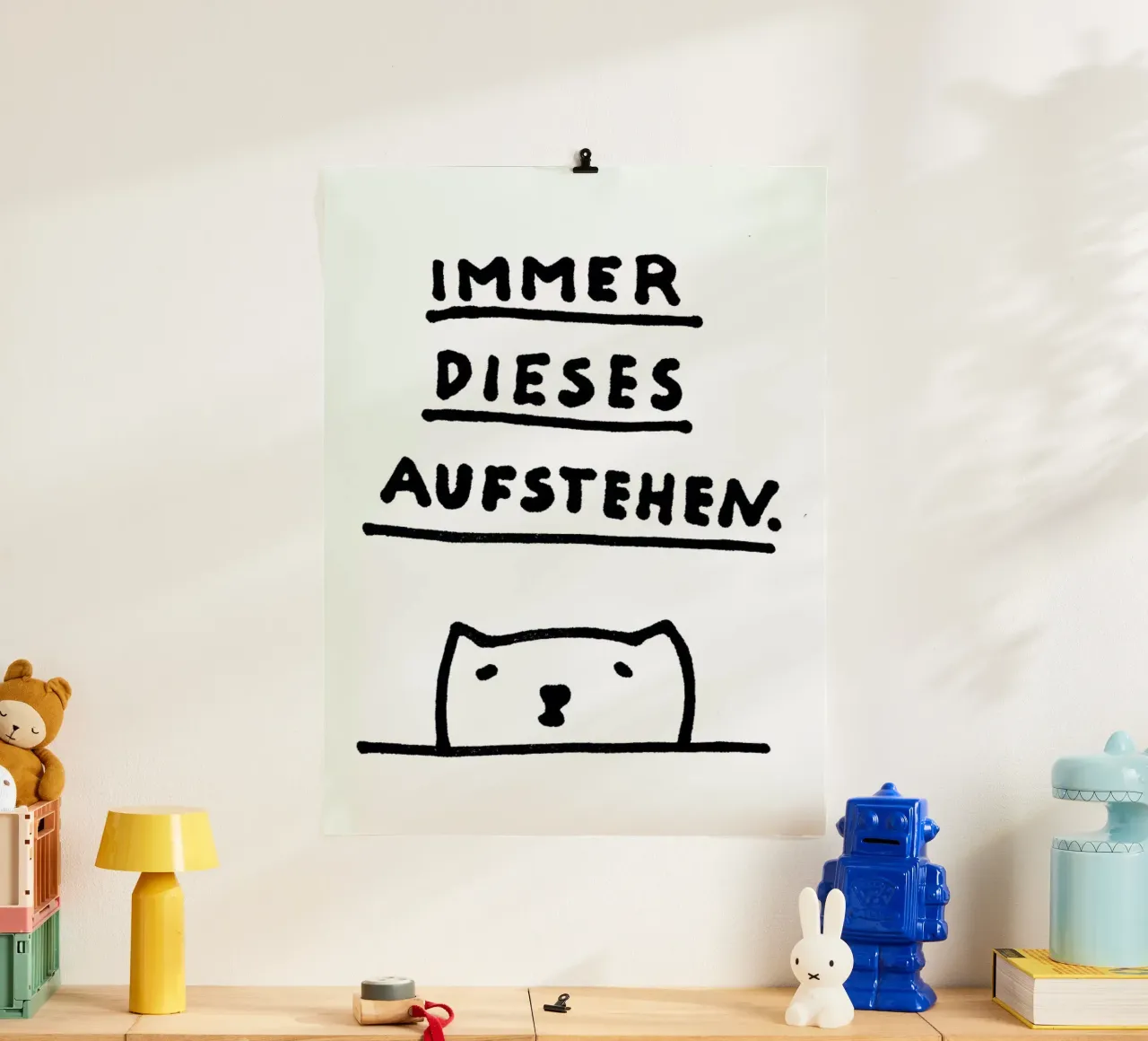 Aufstehen poster da Herzette