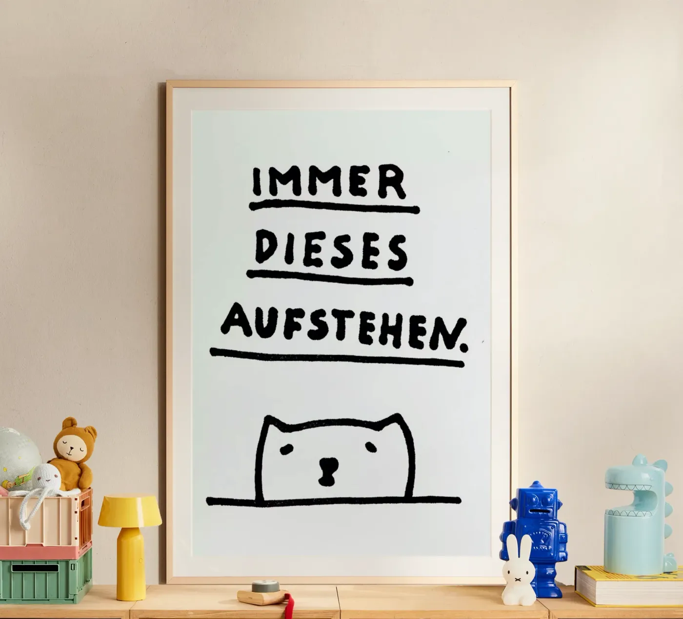 Aufstehen poster van Herzette