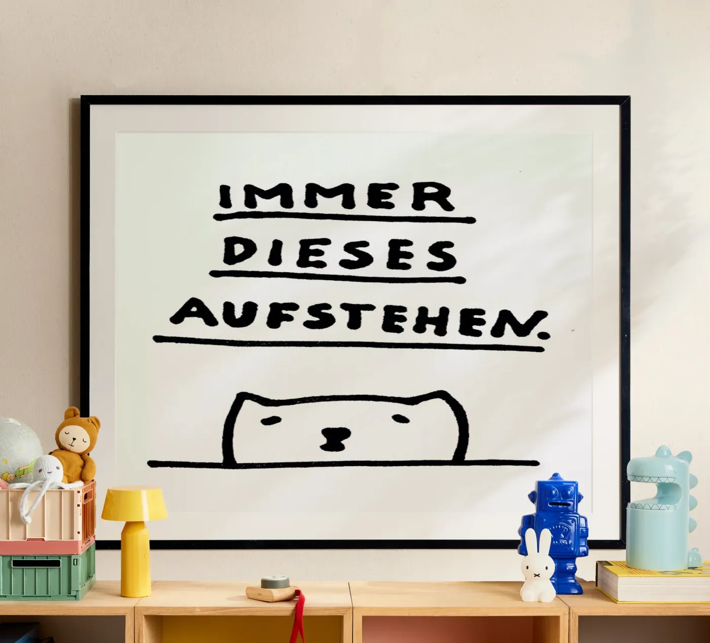 Aufstehen poster van Herzette