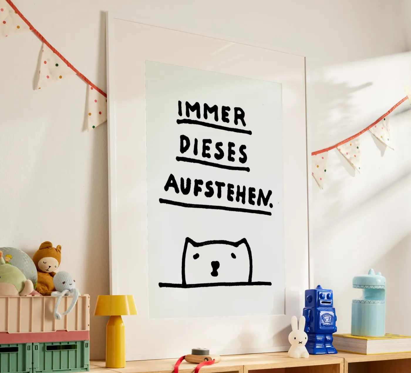 Aufstehen poster da Herzette