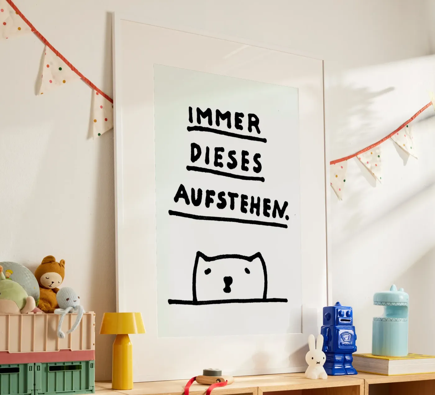 Aufstehen poster van Herzette