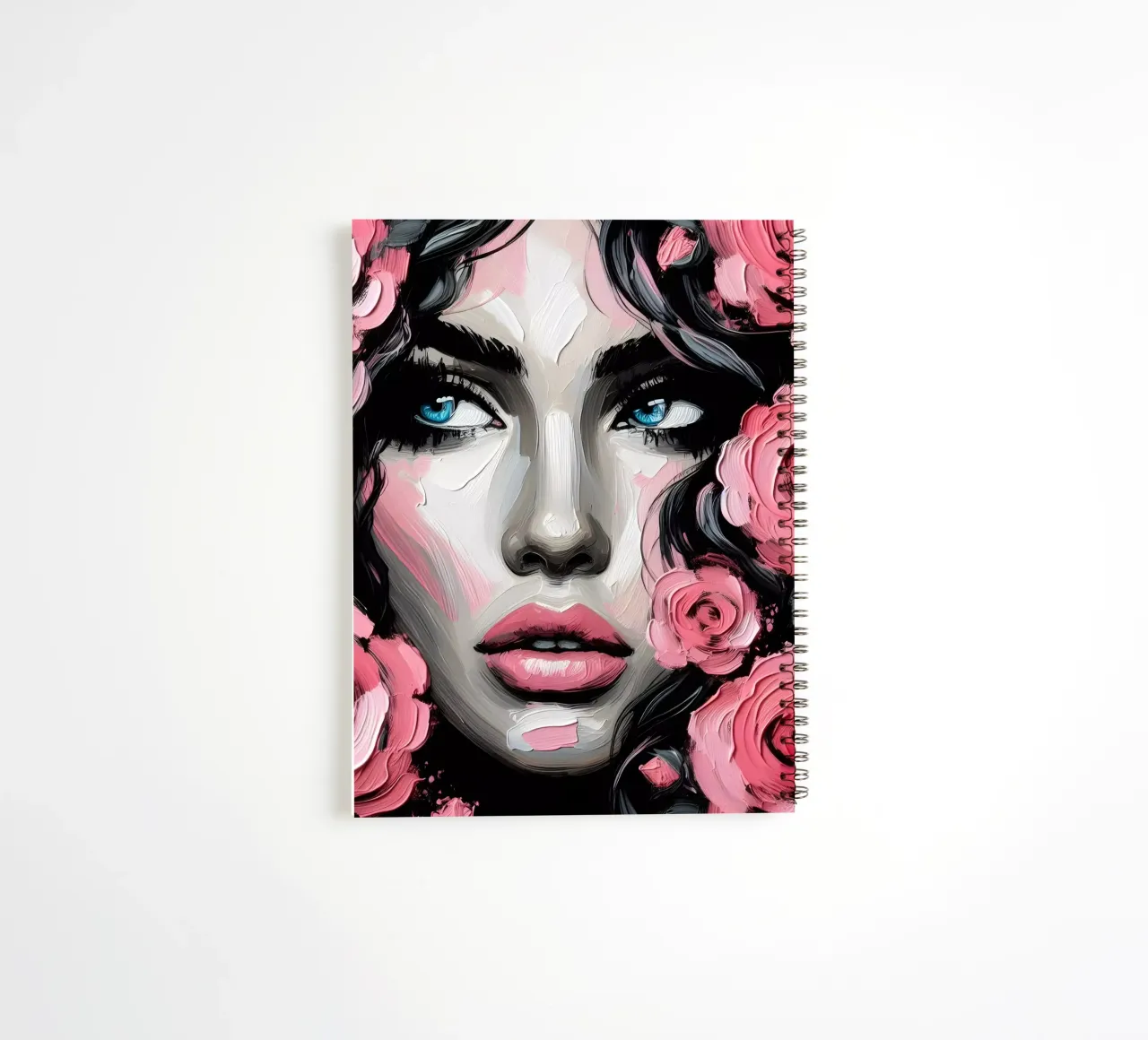BLÜTE IN ROSA PORTRÄT Ringbuch von ARTOMATIC