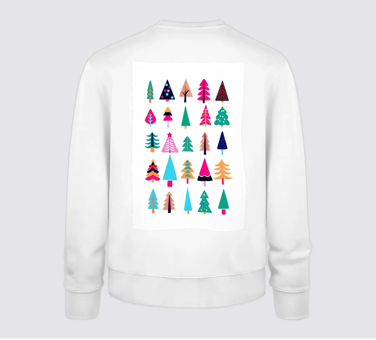 Alberi colorati - Natale luminoso felpa da ChristmasMooodz
