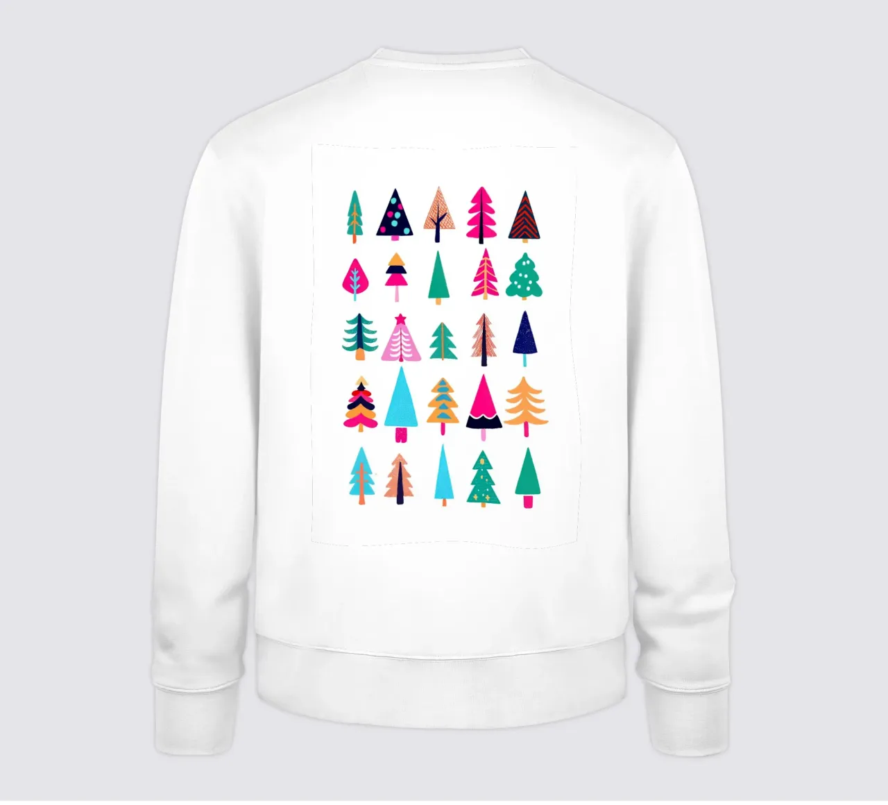 Alberi colorati - Natale luminoso felpa da ChristmasMooodz