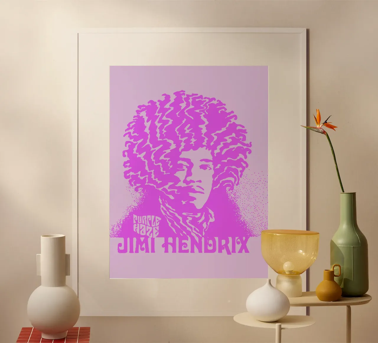 Nebbia viola poster da Gunawan Rb