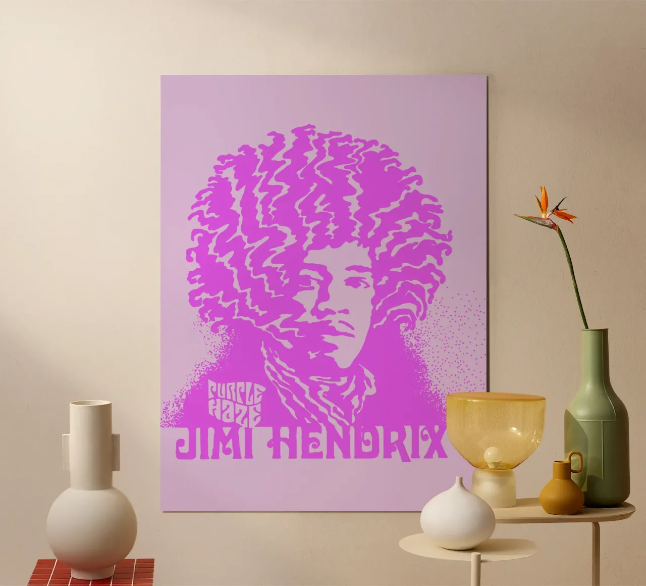 Nebbia viola poster da Gunawan Rb