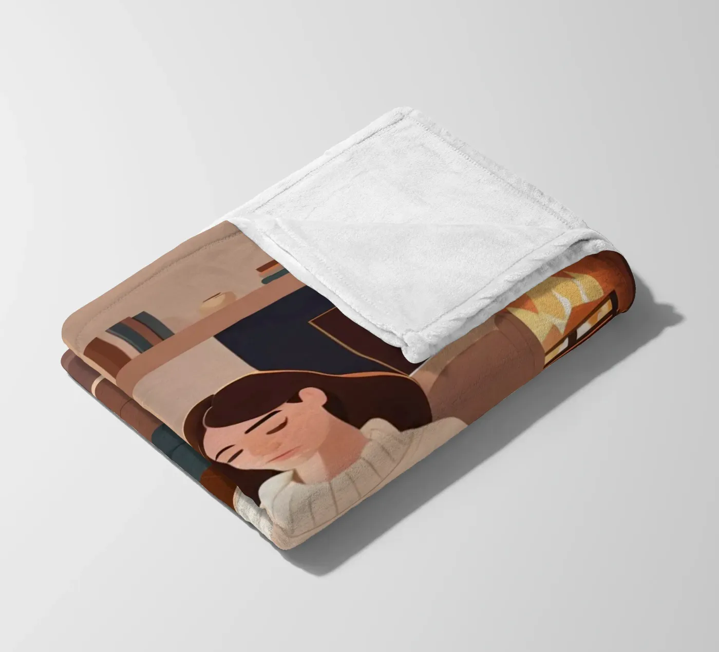 Ruhiges Kapitel Fleecedecke von Maison Solis