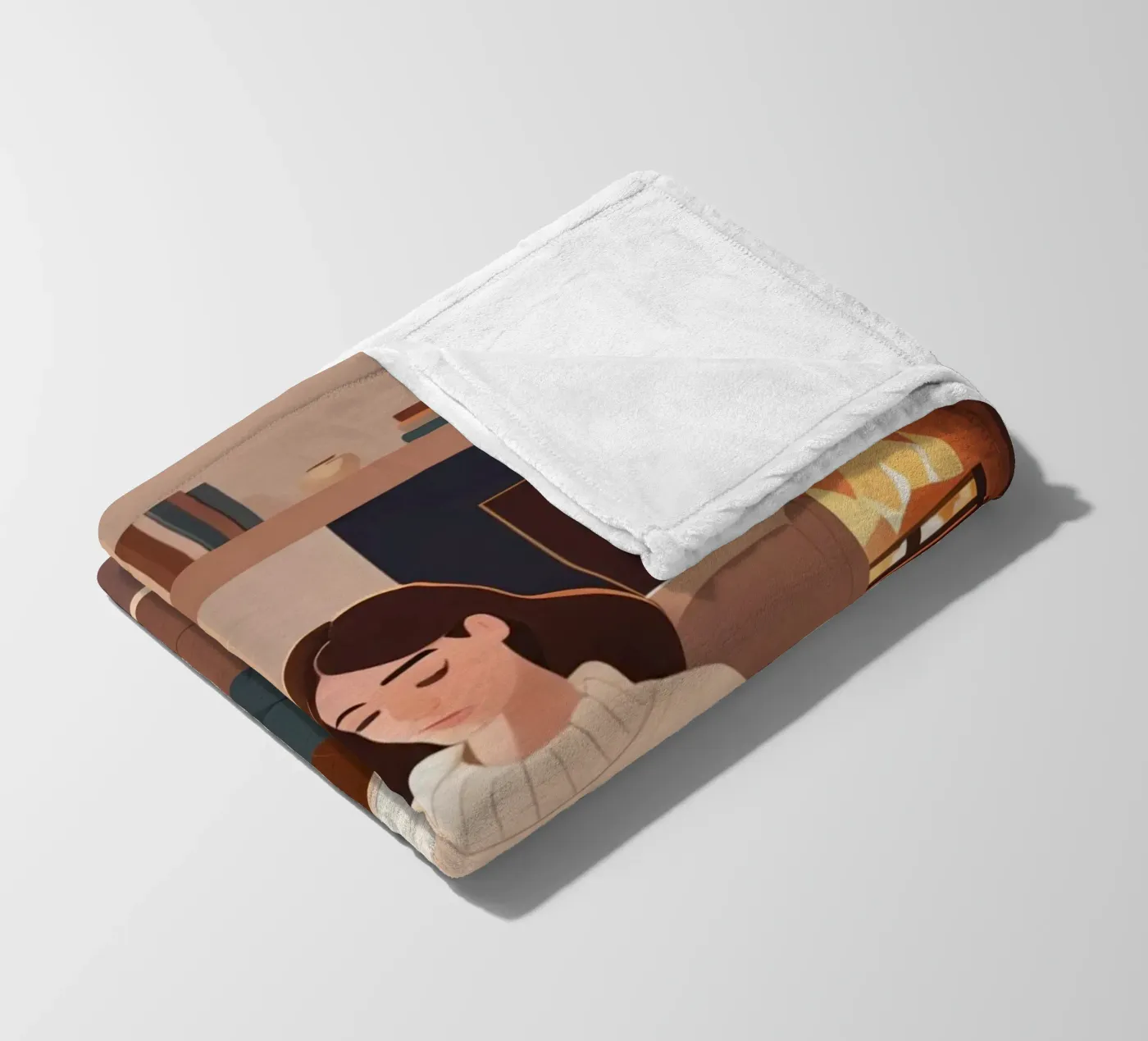 Ruhiges Kapitel Fleecedecke von Maison Solis