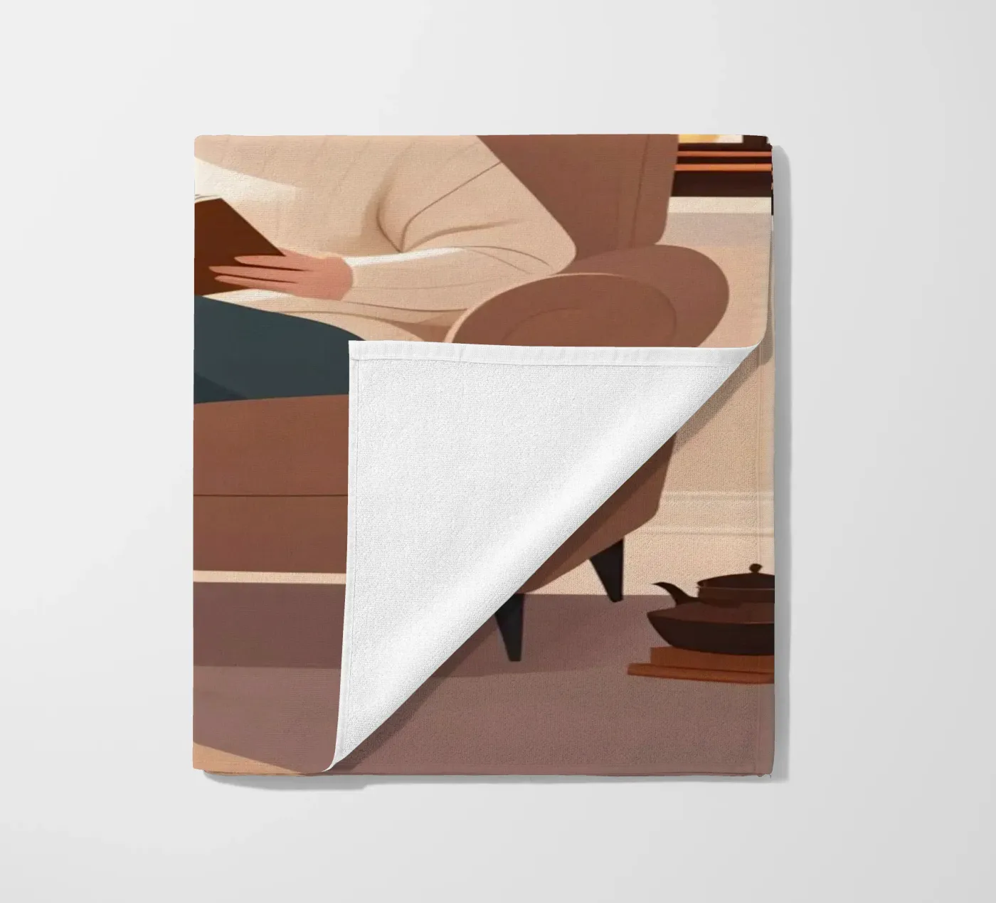 Quiet Chapter beach towel by Maison Solis