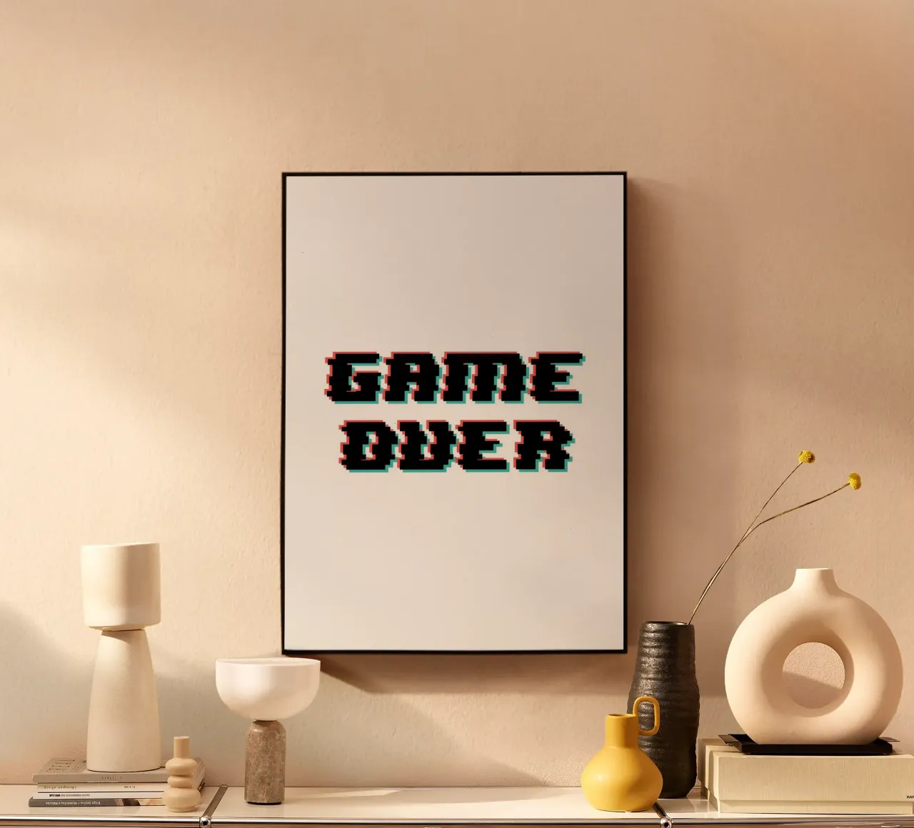 Game Over plexiglass da John Sander