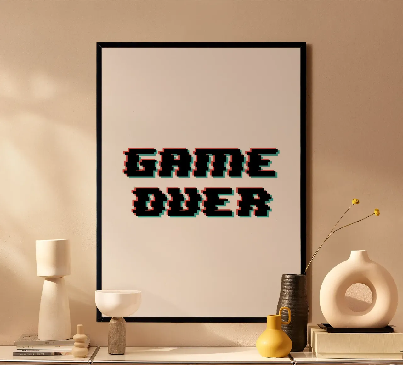 Game Over poster da John Sander