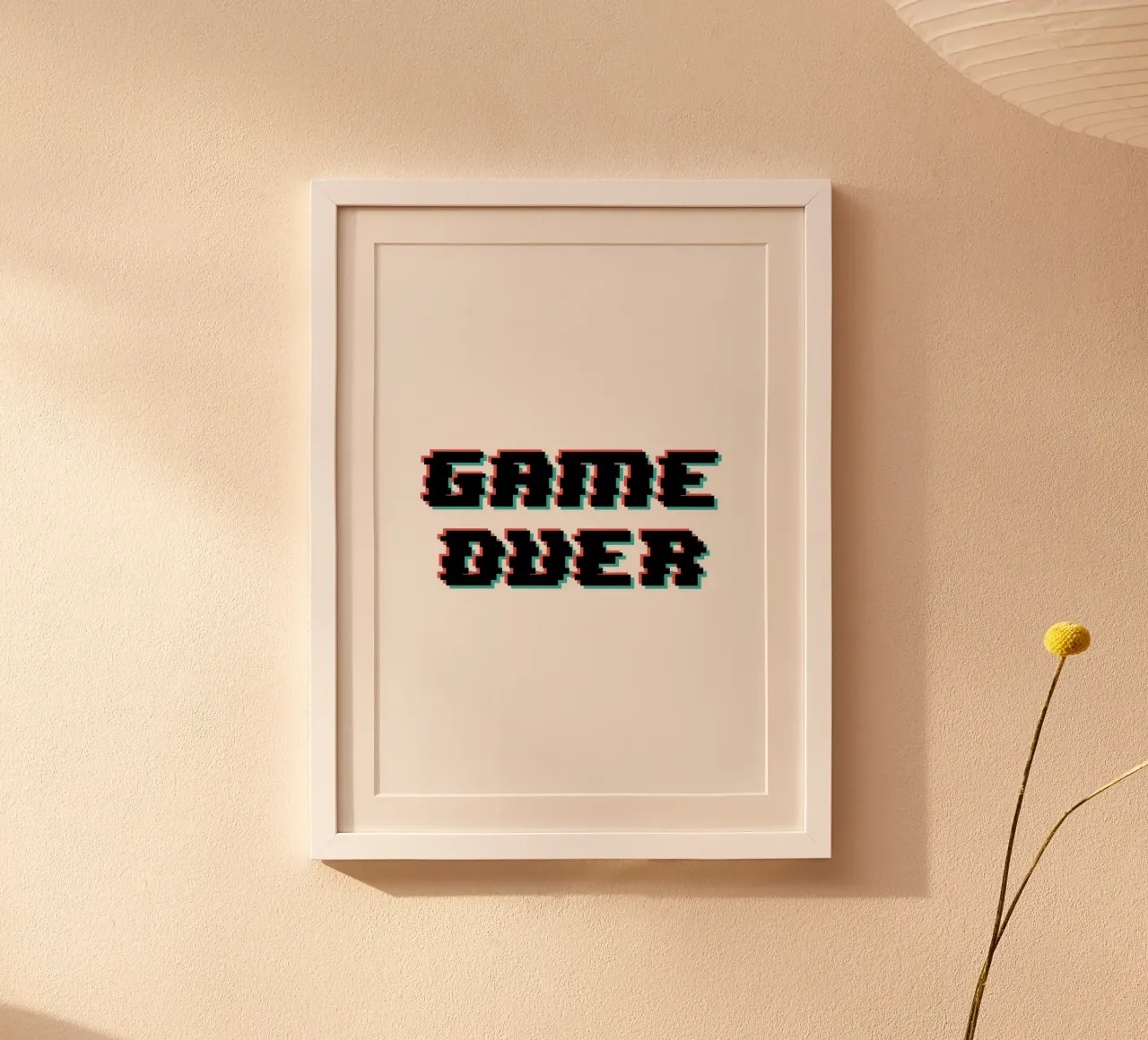 Game Over poster da John Sander