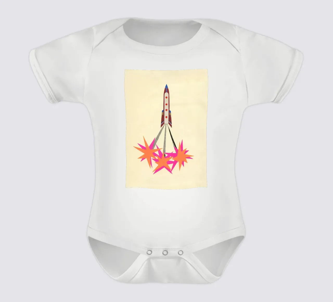 Fusée body bébé de Cassia Beck Collage