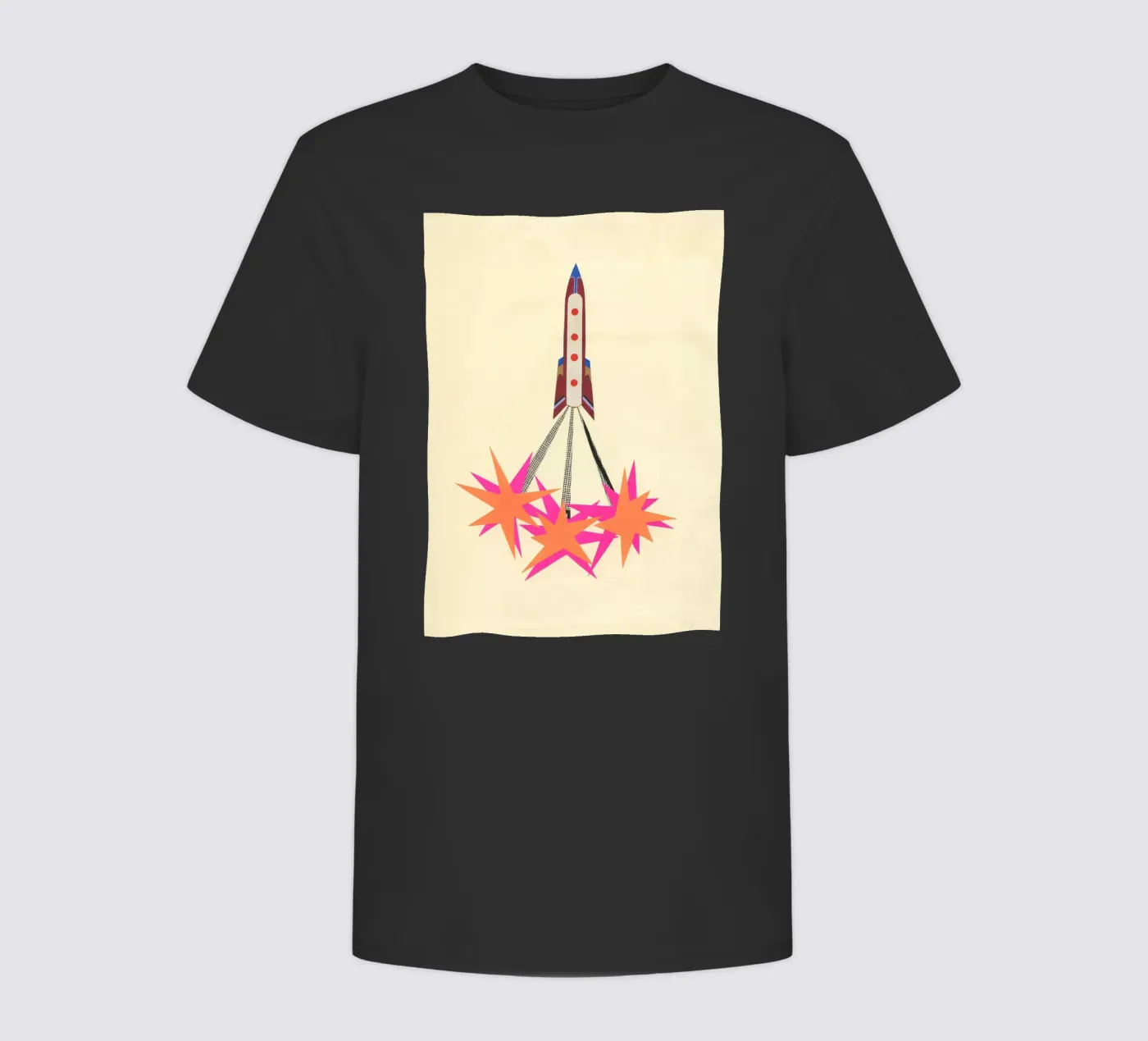 Fusée t-shirt enfant de Cassia Beck Collage