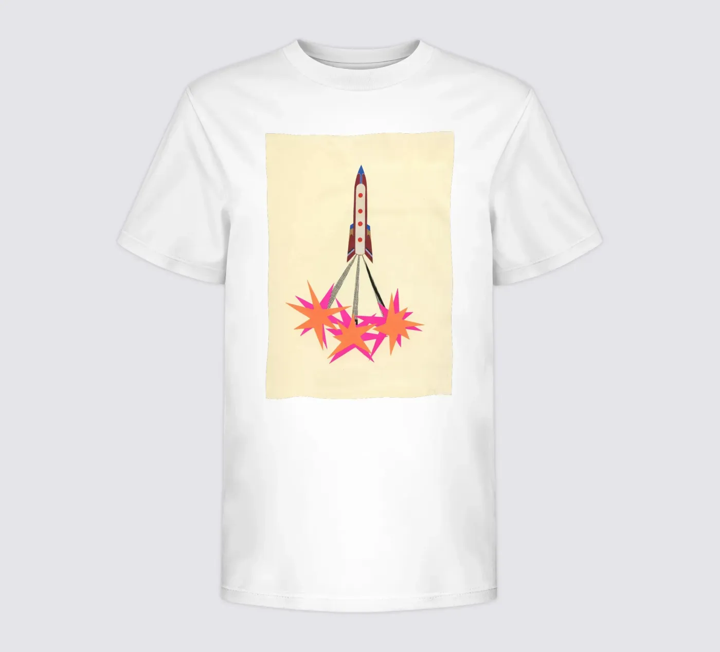 Fusée t-shirt enfant de Cassia Beck Collage