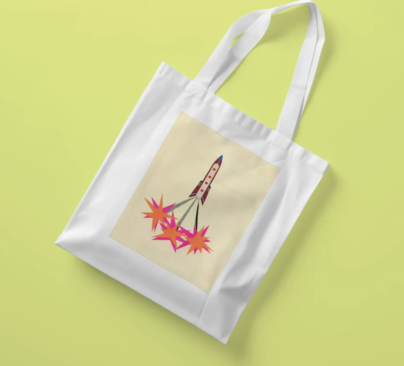 Fusée tote bag de Cassia Beck Collage