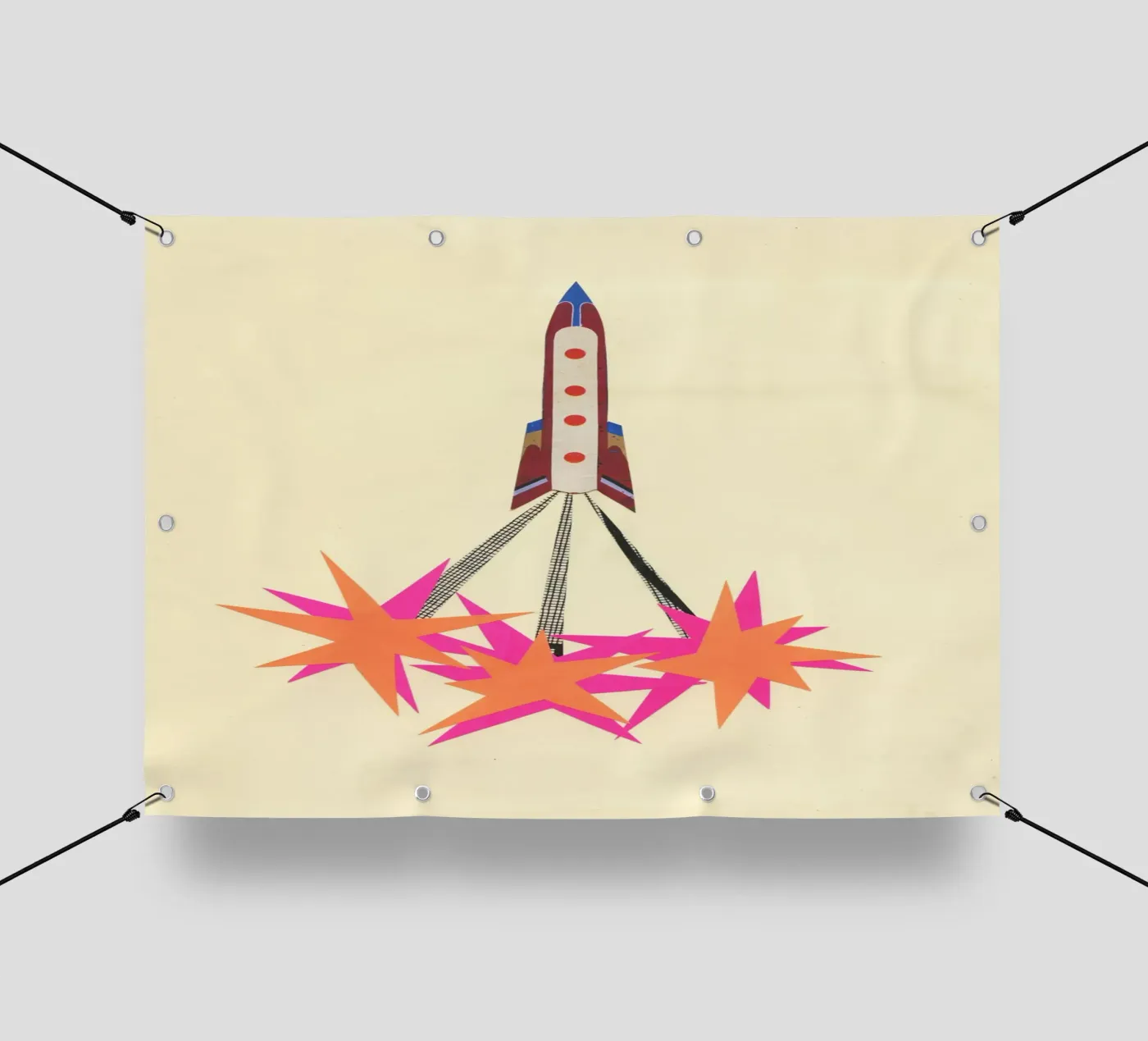 Rocket bâche pvc de Cassia Beck Collage