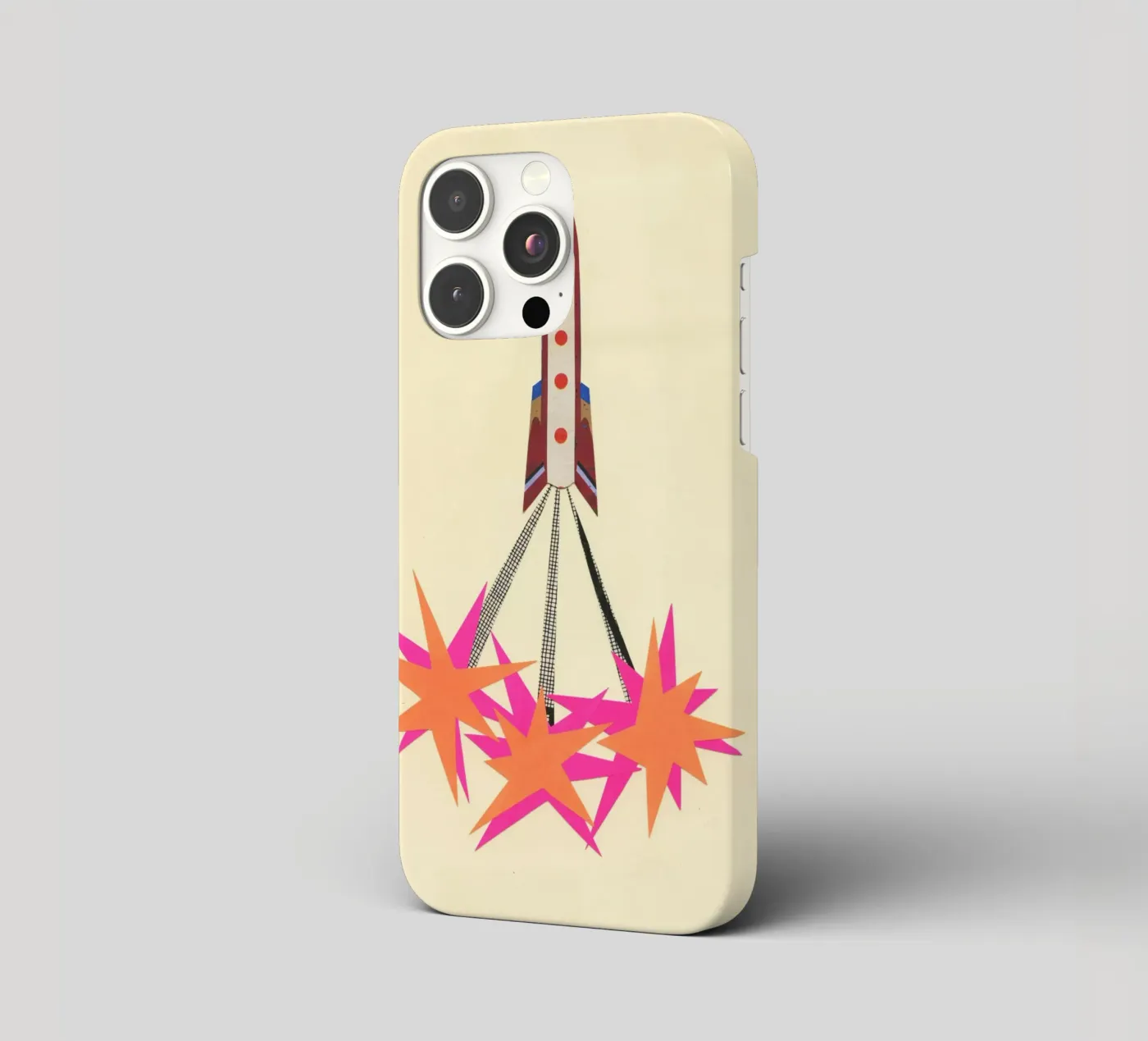Rocket iphone case by Cassia Beck Collage