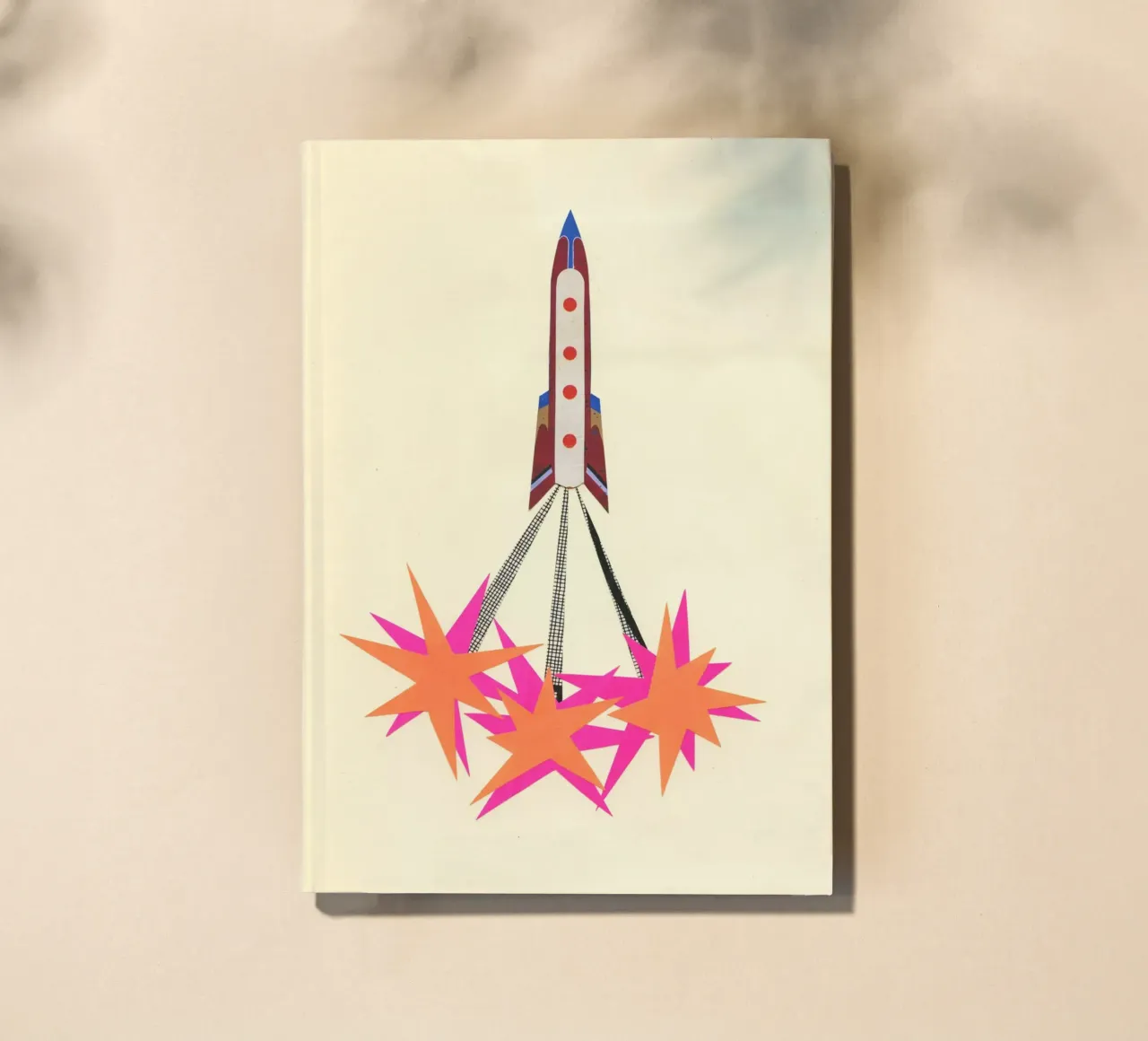Rocket notebook by Cassia Beck Collage