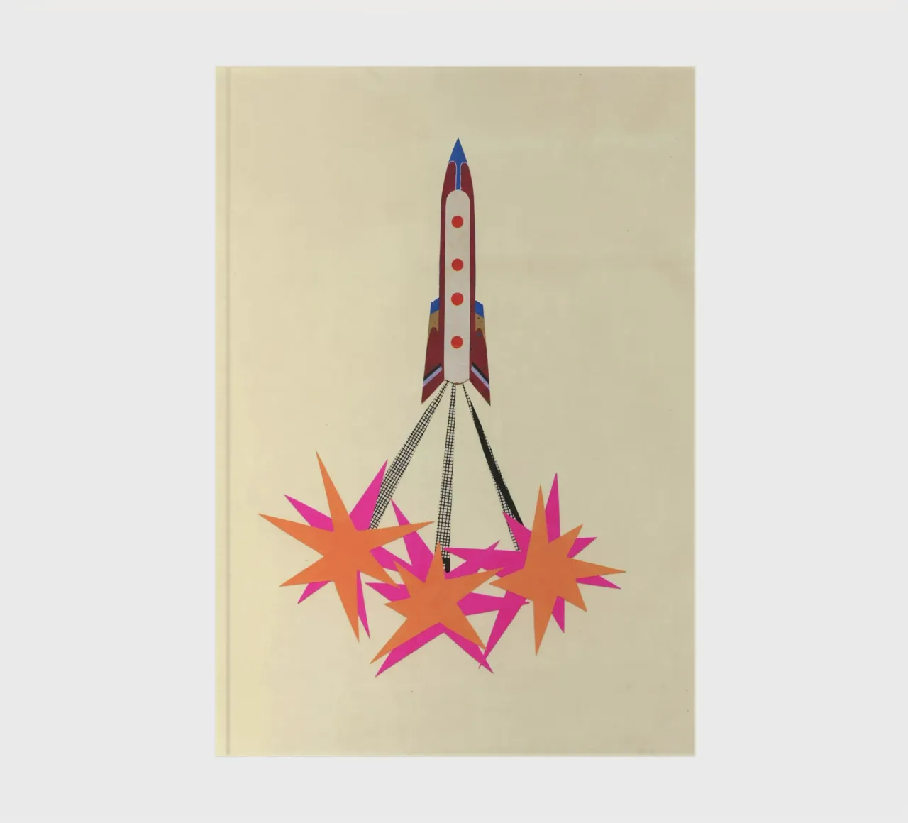 Rocket notebook by Cassia Beck Collage