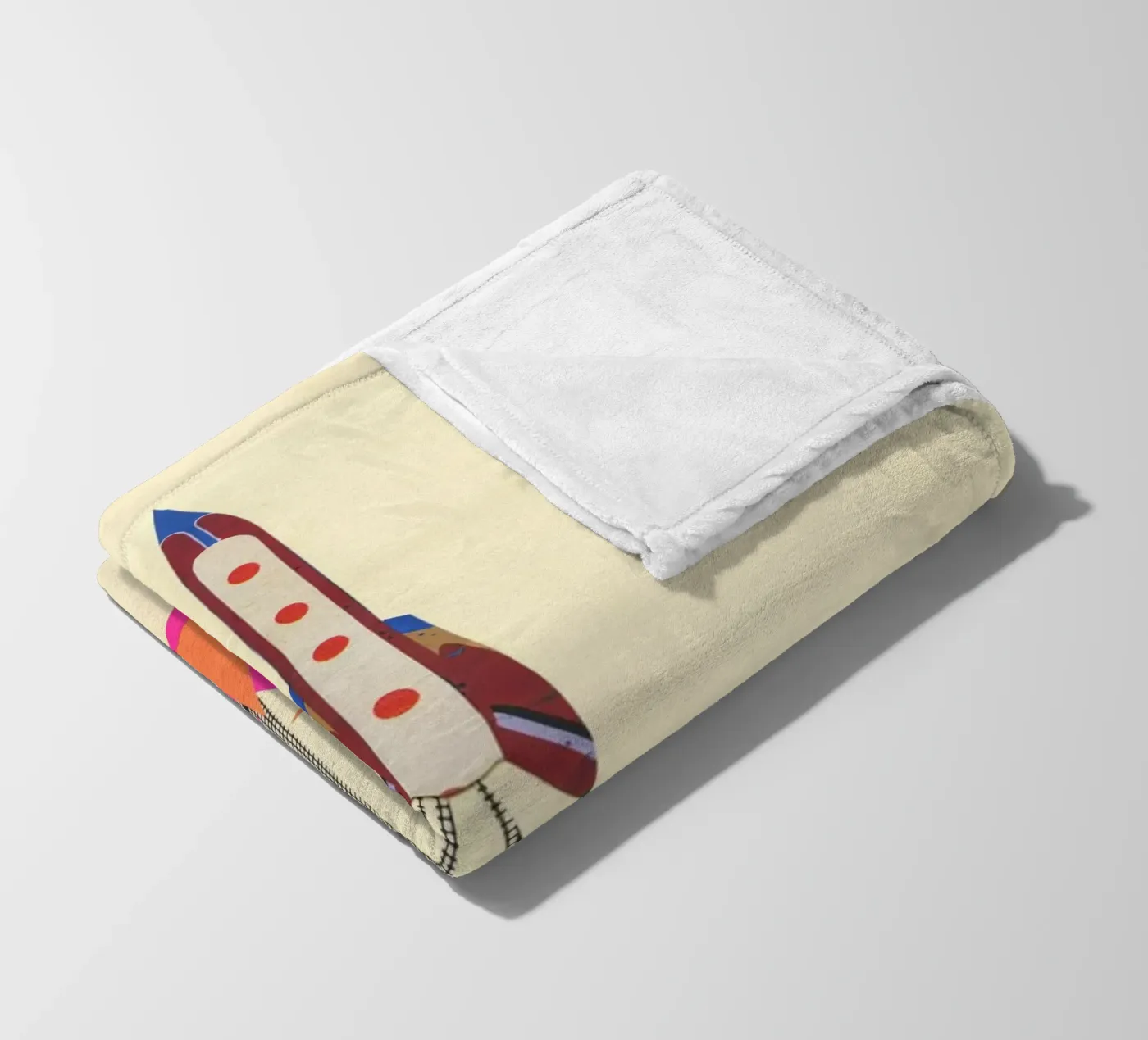 Rocket plaid polaire de Cassia Beck Collage