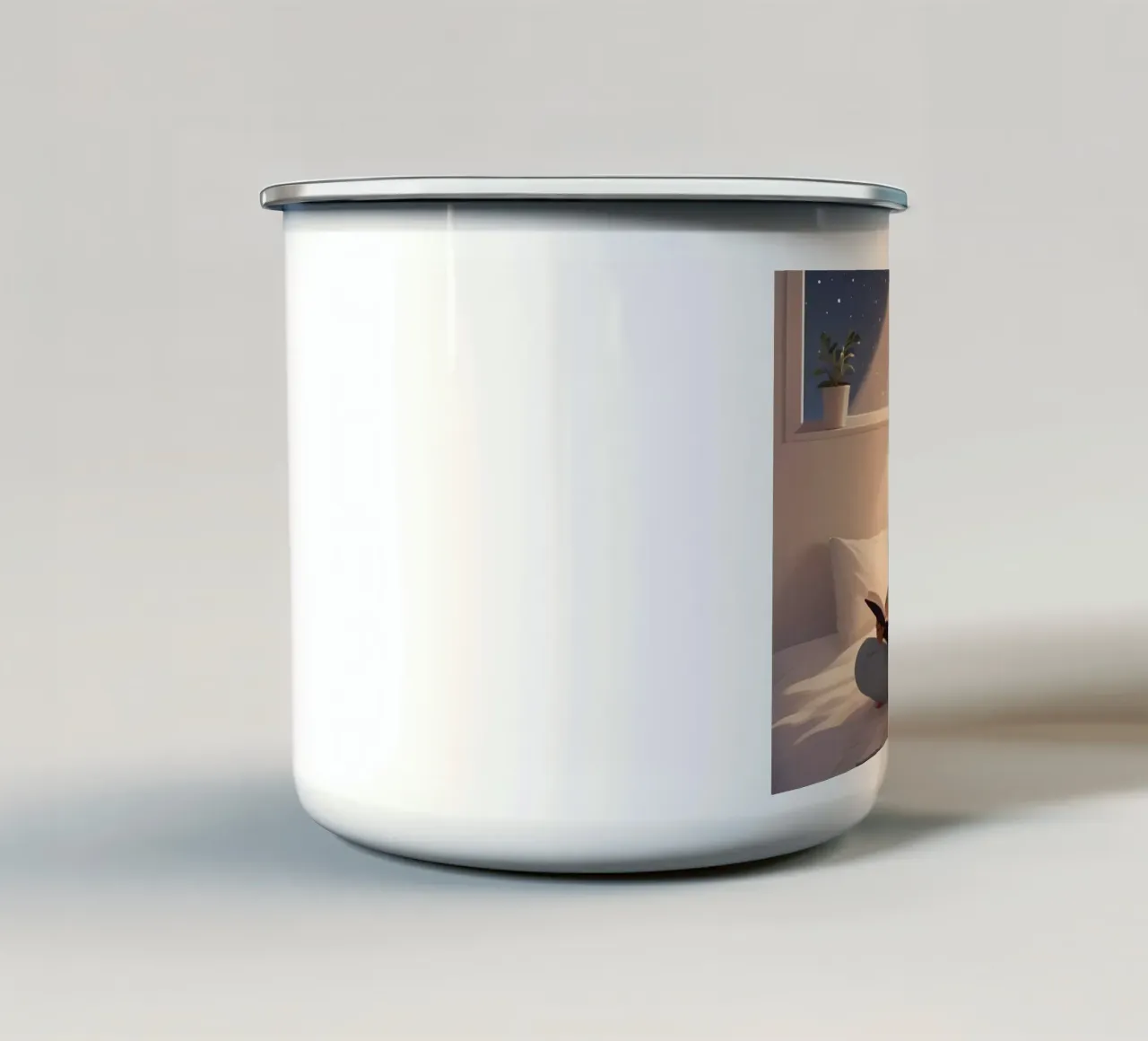 Pagine stellate tazza in smalto da Maison Solis