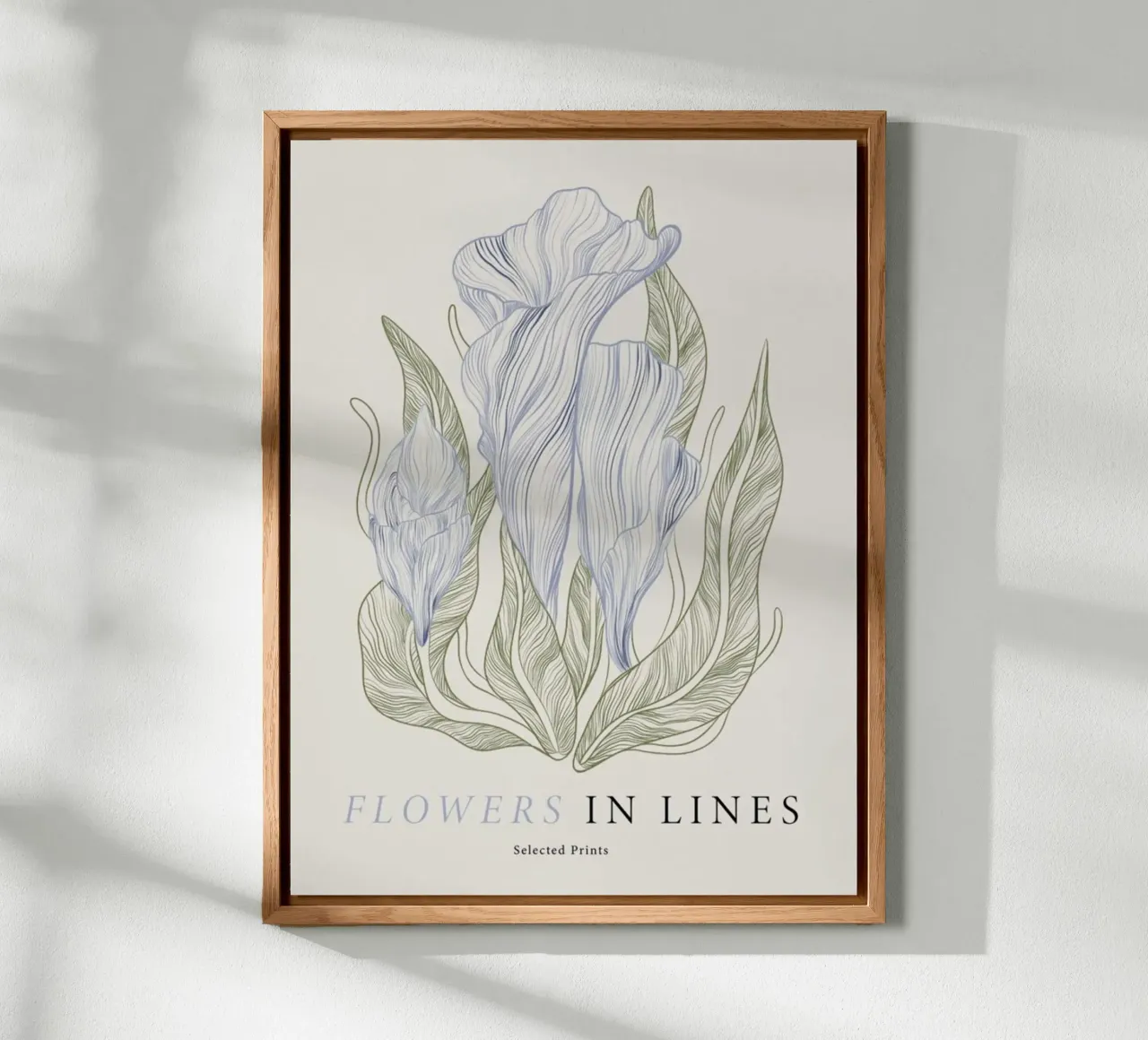 Fiori in linea n. 1 alluminio dibond da Mia Moore