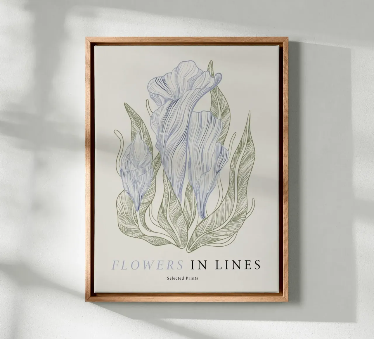 Fiori in linea n. 1 tela da Mia Moore