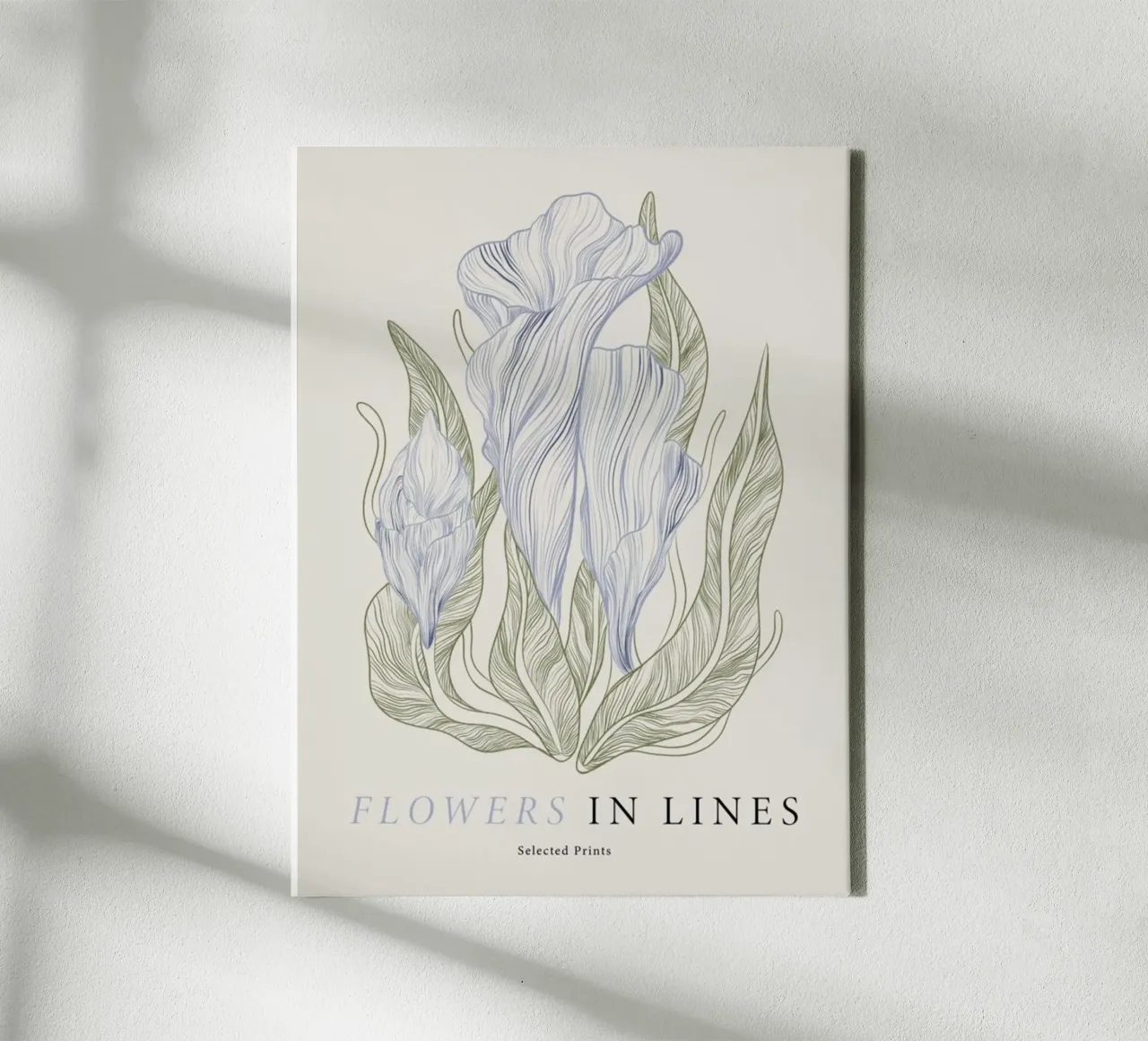 Fiori in linea n. 1 tela da Mia Moore